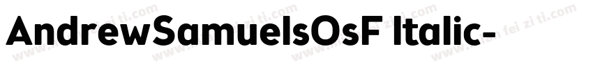 AndrewSamuelsOsF ltalic字体转换